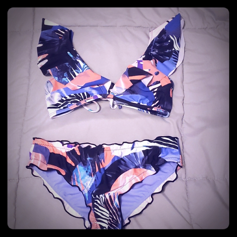Girls Bikini 2 piece Size 12 by Raisins Tropical